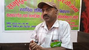 नायक समिती सदस्य र पशु चिकित्शक अधिकृत सातौँ इन्दल साह